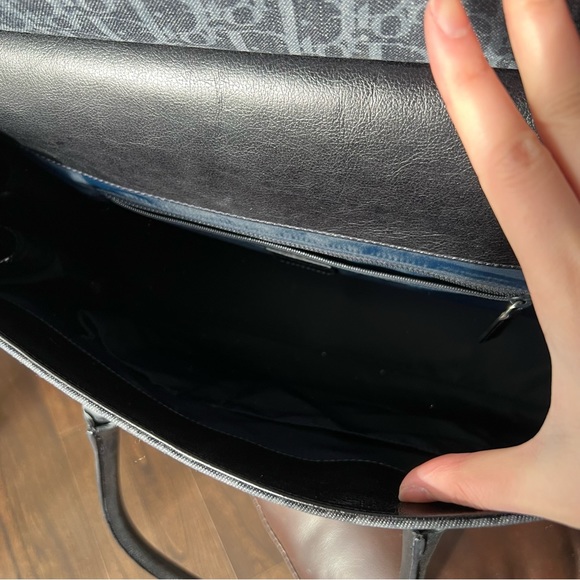 Rare Vintage 2005 Dior Flight monogram denim handbag - Picture 5 of 10